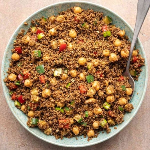 Vegan Couscous Salad With Chickpeas
