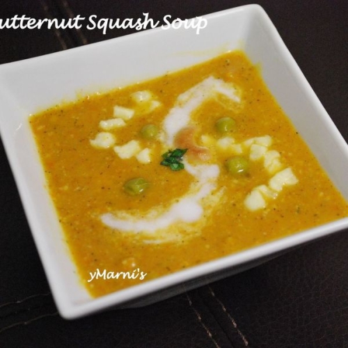 Curried Butternut Squash Soup