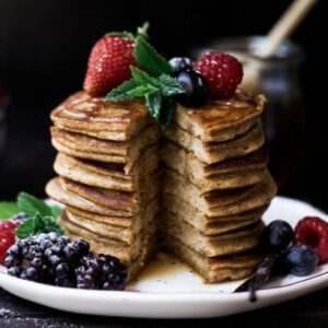 4 Ingredient Plantain Paleo Pancakes