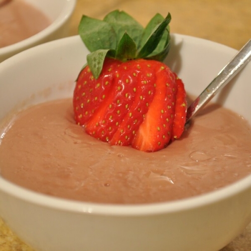 Low calorie chocolate pudding