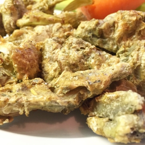 Paleo Air Fried Artichoke Hearts