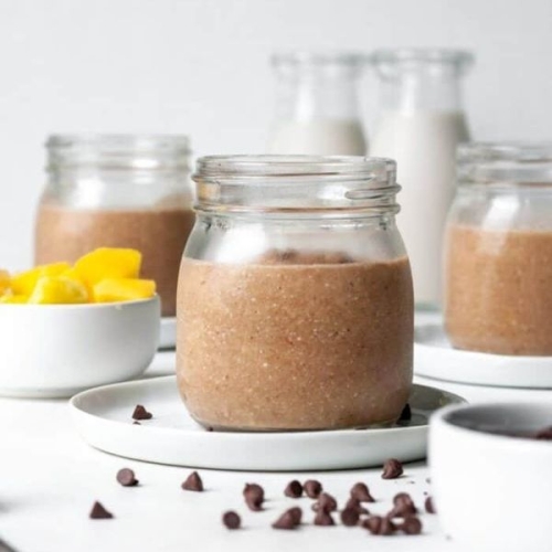 Easy Chocolate Mango Smoothie (Paleo, Vegan)