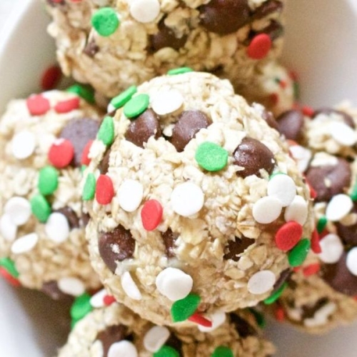 No Bake Holiday Energy Balls (Gluten-Free, Paleo, Vegan)
