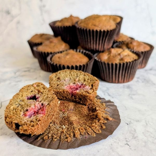 Low Calorie Raspberry Muffins