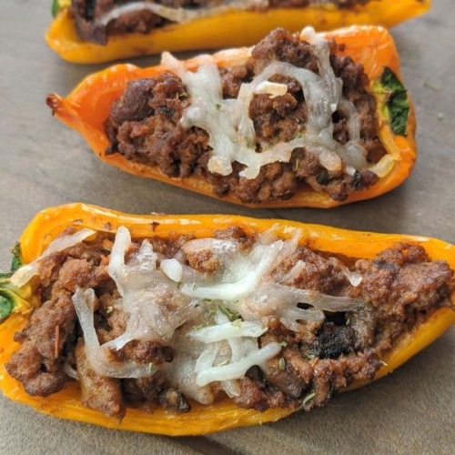 Low Calorie Italian Stuffed Bell Peppers