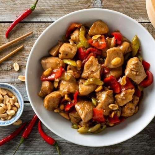 Low Calorie Kung Pao Chicken