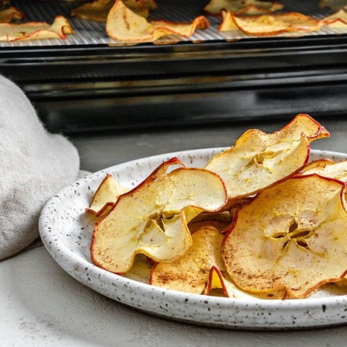 Dehydrator Apple Chips [+ Air Fryer| Cinnamon Apple Slices]
