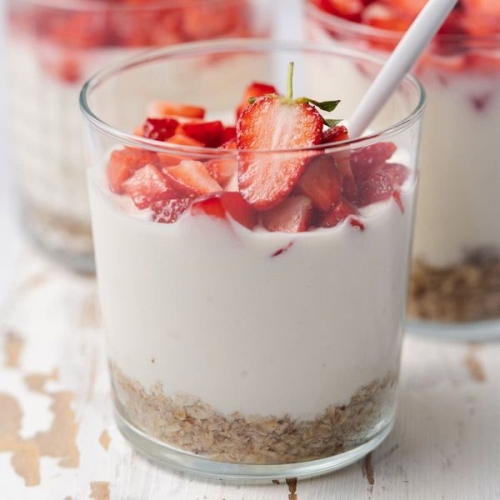 Easy High Protein No-Bake Cheesecake Cups