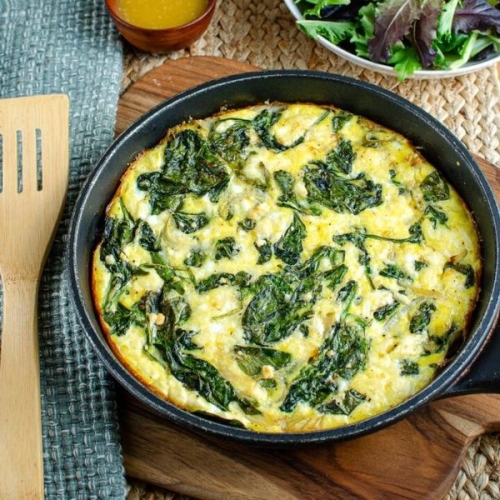 Spinach and Feta Frittata