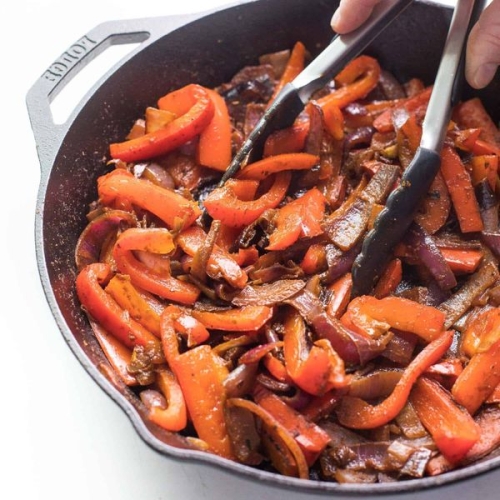 Whole30 Fajita Veggies (Paleo, Keto)
