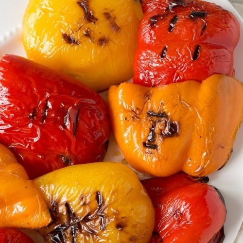 Grilled Bell Peppers (Whole30, Paleo, GF)