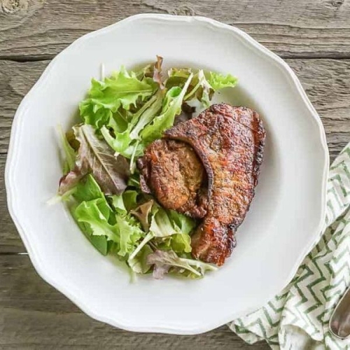 Oven Baked Adobo Pork Chops {Paleo, Low-Carb & Keto}