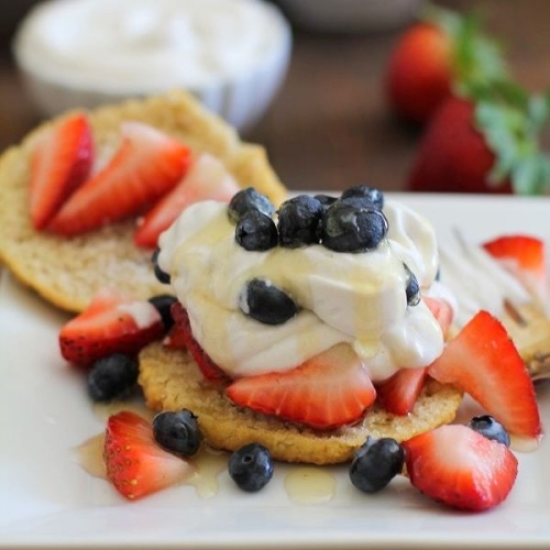 Grain-Free Strawberry Shortcake with Coconut Whipped Cream (Paleo)