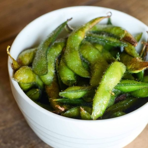 Air Fryer Roasted Edamame