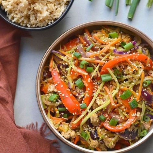 Healthy Egg Roll In A Bowl