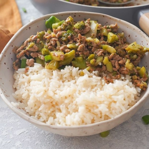 Ground Pork Stir Fry