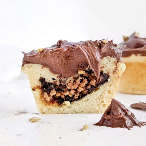 Stuffed Protein Cupcakes (Triple Protein, Low Carb, Sugar Free)