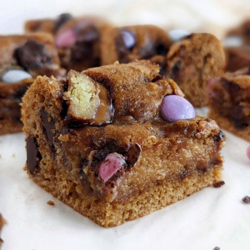 Healthy Halloween Cookie Bars – High Protein, Low Sugar