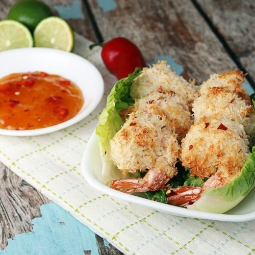 Low-Carb Coconut Shrimp