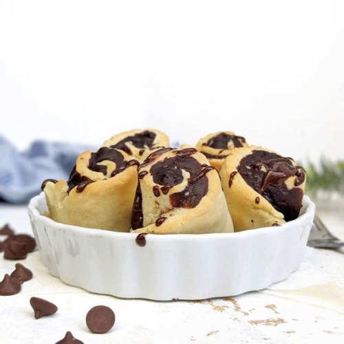 Mini Protein Chocolate Cinnamon Rolls with Big Good Flavor