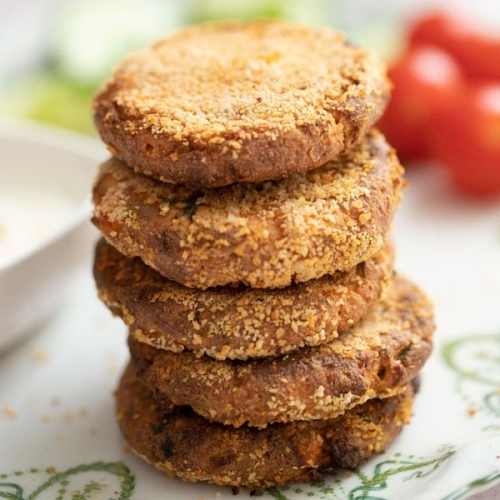 Baked Paneer Cutlet