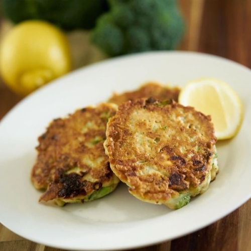 Broccoli Tuna Feta Fritter