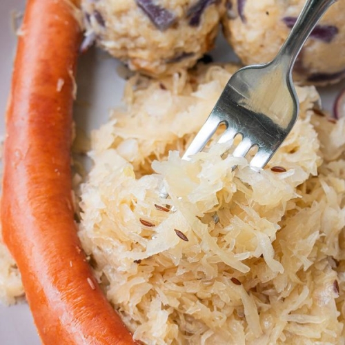 Bavarian Sauerkraut and Sausage Recipe