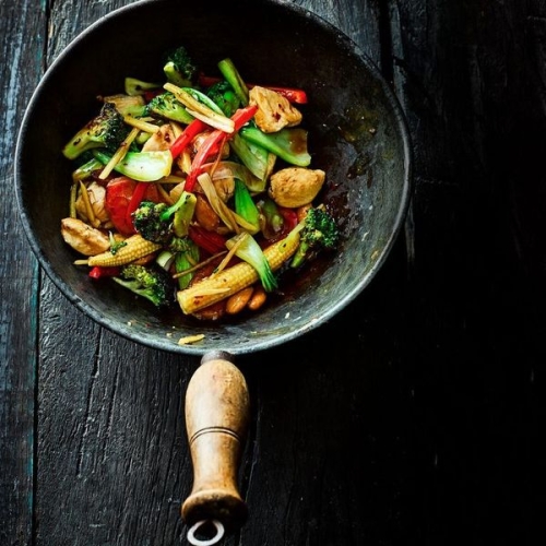 Ginger chicken stir-fry