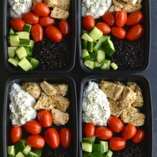 Meal Prep Greek Chicken Quinoa