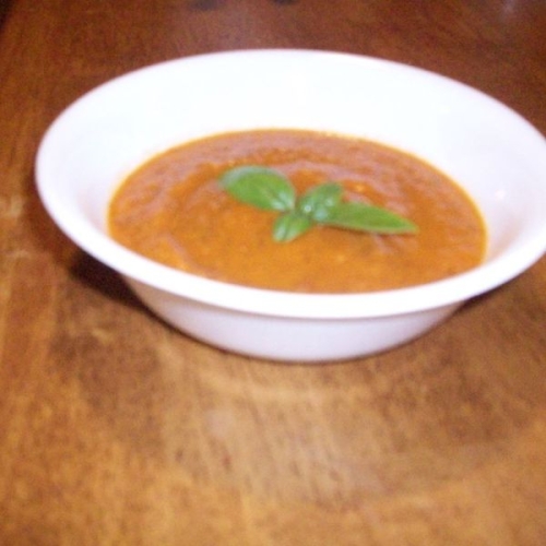 “healthy” Cream of Fire-Roasted Tomato Soup