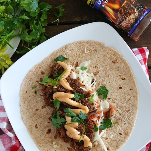 Slow Cooker Beef Burritos