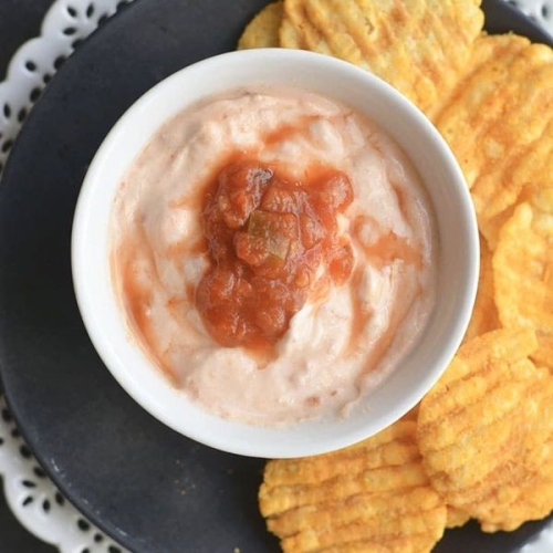 Greek Yogurt Salsa Dip