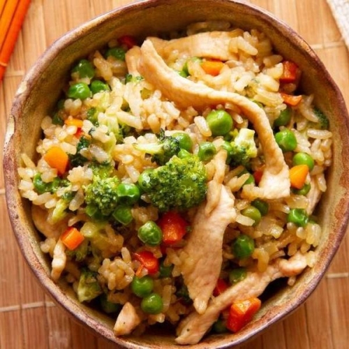 Asian Chicken Fried Rice