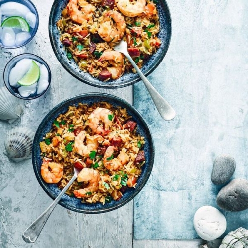Easy prawn jambalaya