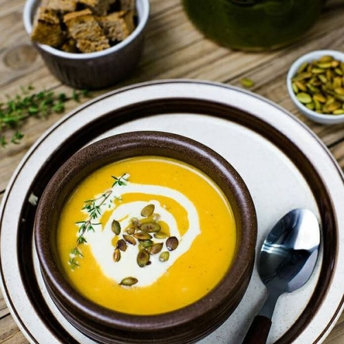 Simple Creamy Pumpkin Soup Recipe