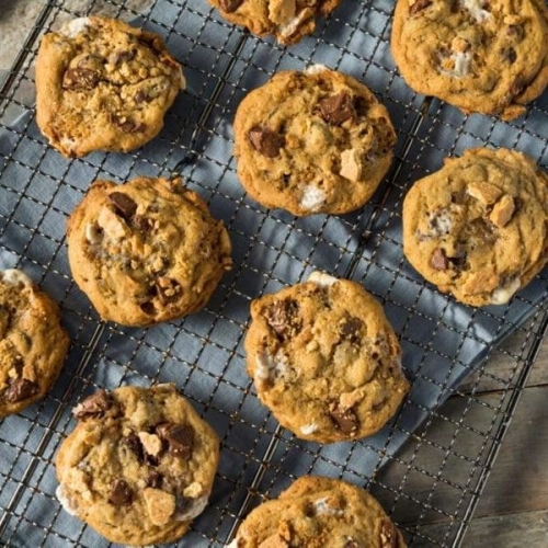 Low Calorie S’mores Cookies