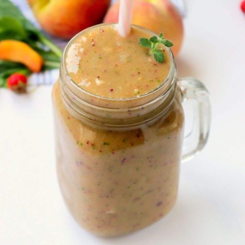 Low Calorie Peach Smoothie