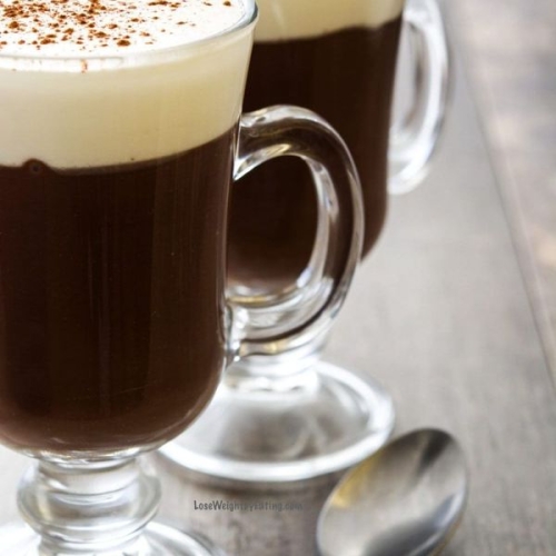 Low Calorie Irish Coffee Cocktails