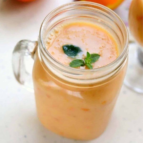 Low Calorie Orange Creamsicle Slushies