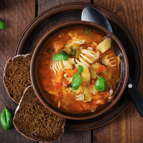 Low Calorie Vegetable Noodle Soup