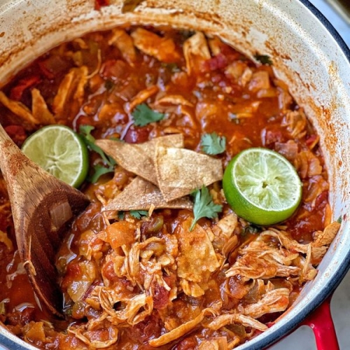 Low Calorie Chicken Tortilla Soup