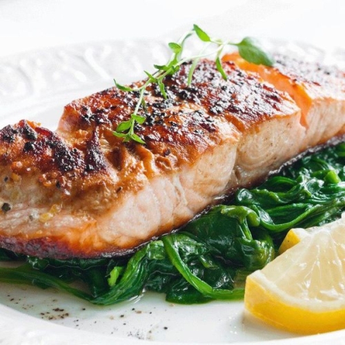 This low-calorie roasted salmon recipe is healthy and easy to make