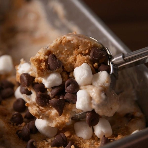 S’mores Banana Ice Cream