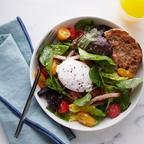 Eggs Benedict Breakfast Salad