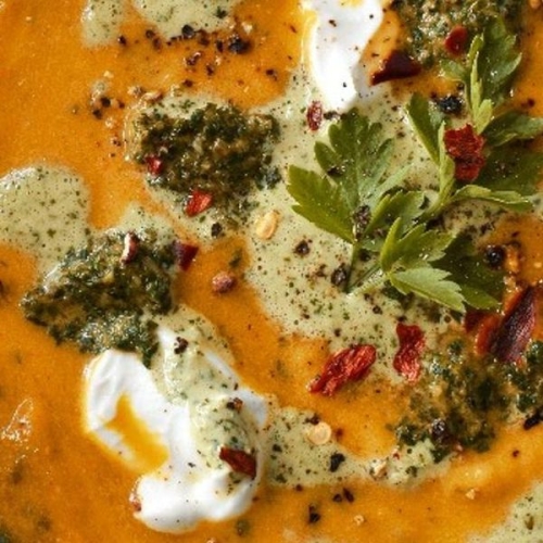 Spiced Carrot & Coriander Soup