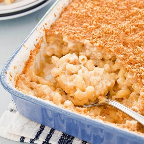 Reduced-Fat Baked Macaroni and Cheese