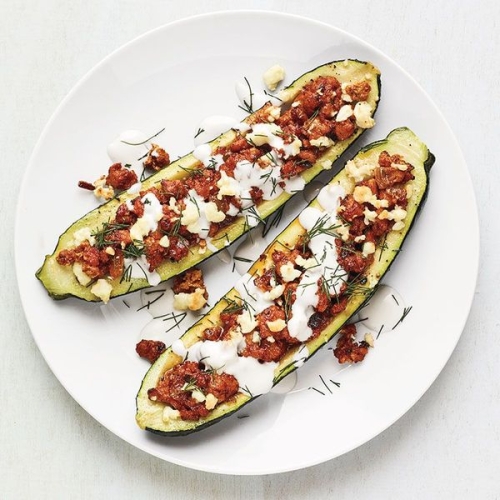 Stuffed Zucchini Boats