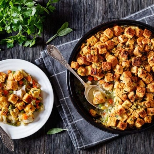 Low Calorie Holiday Leftover Casserole