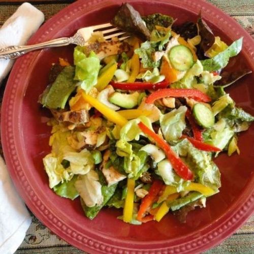 Low Calorie Low Fat Garlic Basil Vinaigrette