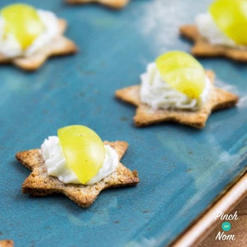 Whipped Blue Cheese Crostini | Slimming & Weight Watchers Friendly